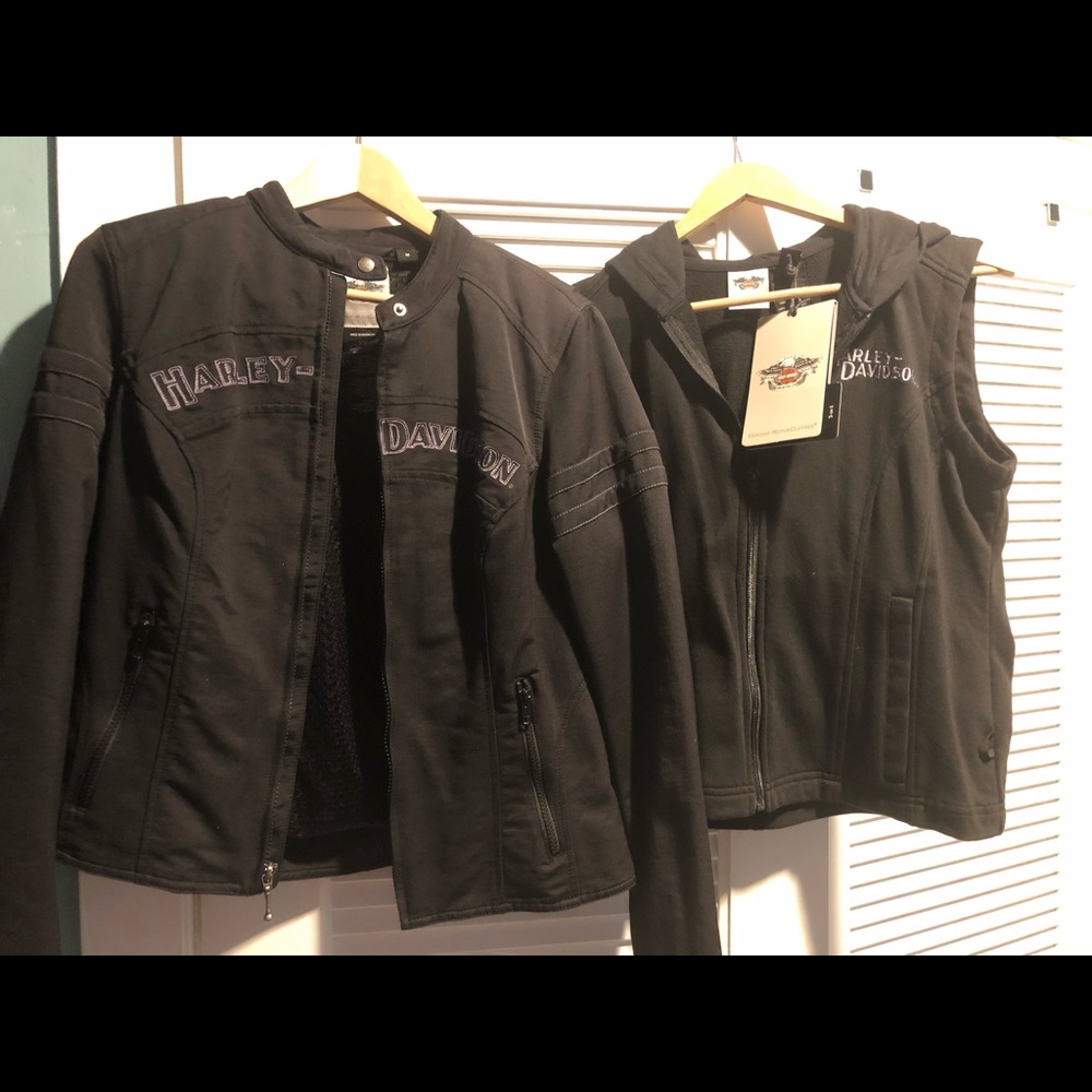 Harley Davidson Jacket and Vest